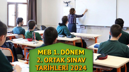 MEB 2. ORTAK SINAV GÜNÜ VE TARİHLERİ 2024 || Sınav günleri belli oldu 1. dönem 2. yazılı sınavlar ne zaman, hangi gün yapılacak