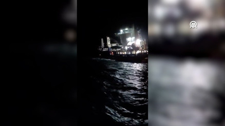 Mersinde ESPERANZA B isimli kuru yük gemisi yan yattı