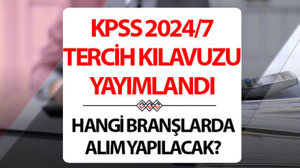 KPSS 2024/7 TERCİH KILAVUZU YAYIMLANDI Kimler başvurabilecek, hangi branşlarda alım yapılacak Kentsel Dönüşüm Başkanlığı personel alımı kılavuzu