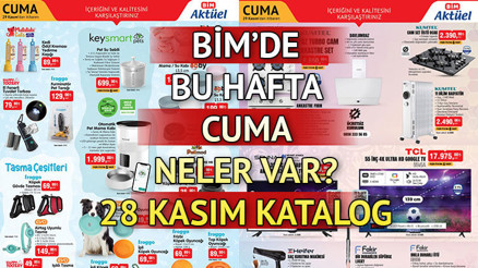 RAFLARDA BİM AKTÜEL 29 KASIM 2024 KATALOĞU- İNDİRİMLİ ÜRÜNLER || Bimde bu hafta cuma neler var Bim katalog Dik Durabilen Süpürge satışa sunuldu
