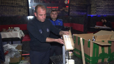 Avcılarda sahte içki imalathanesine baskın: 25 litre etil alkol ele geçirildi