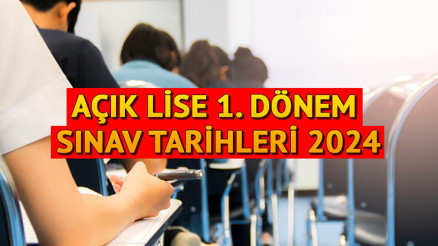 AÇIK ÖĞRETİM LİSESİ SINAV GÜNÜ VE SAATLERİ 2024 (MEB SINAV TAKVİMİ) || AÖL 1. Dönem sınavları ne zaman, hangi gün, Aralıkın kaçında Açık lise sınav giriş belgesi yayınlandı mı