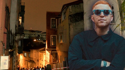 Balatta Athena Gökhana ait 3 katlı binada kısmi çökme