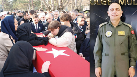 Şehit paşaya hüzünlü veda