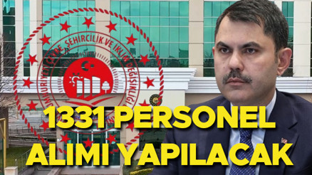 1331 PERSONEL ALIMI BAŞVURU TARİHİ VE KILAVUZU DETAYI || Son dakika: Bakan Kurum müjdeyi verdi... Çevre, Şehircilik ve İklim Değişikliği Bakanlığı 1331 personel alımı başvuruları ne zaman yapılacak, şartları neler 1331 PERSONEL ALIMI BAŞVURU TARİHİ VE KILAVUZU DETAYI || Son dakika: Bakan Kurum müjdeyi verdi... Çevre, Şehircilik ve İklim Değişikliği Bakanlığı 1331 personel alımı başvuruları ne zaman yapılacak, şartları neler