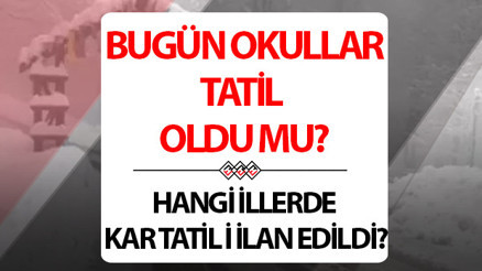 Bugün okullar tatil mi son dakika 19 Aralık 2024 Perşembe || Yarın okullar tatil oldu mu, Ardahan ve Artvinde okul var mı, nerelerde okullar tatil Valilik kararları belli oldu