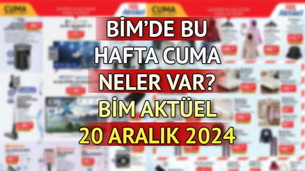 SATIŞTA BİM 20 ARALIK 2024 KATALOĞU- İNDİRİMLİ || Bimde bu hafta cuma neler var Bim aktüel Mutfak Robotu, Şarjlı Kablosuz Süpürgesi, Türk Kahve Makinesi getiriyor