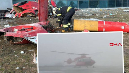 Son dakika Muğlada hastaneye çarpan helikopter düştü: 4 personel hayatını kaybetti... Kaza anının görüntüsü ortaya çıktı