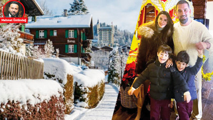 Devleri dize getirdi şimdi kayak tatilinde