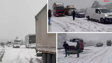 Isparta’da yoğun kar yağışı: Keçiborlu - Dinar kara yolu kapandı