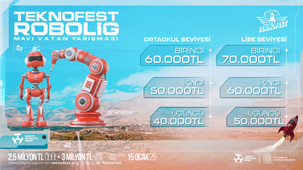 TEKNOFEST Robolig Mavi Vatan Yarışması başvuruları devam ediyor