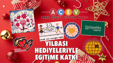Yılbaşı hediyeleriyle eğitime katkı Yılbaşı hediyeleriyle eğitime katkı