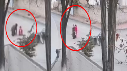 Aksarayda kazada yola savrulan yaralı baba ile 4 yaşındaki kızı birbirine sarıldı