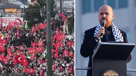 Bilal Erdoğan: Uyumuyoruz, Filistin için buradayız