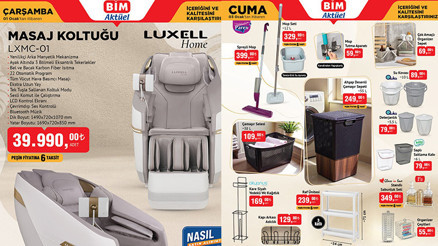 SATIŞTA 3 OCAK BİM KATALOĞU 2025- MUTFAK İÇİN İNDİRİMLİ ÜRÜNLER || Bimde bu hafta cuma neler var Bim aktüel Masaj Aleti, Dikey Süpürge getiriyor