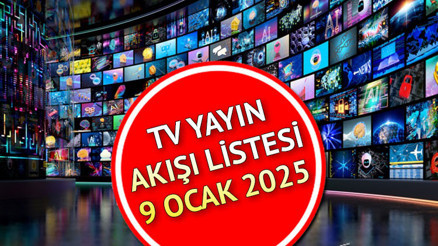 TV YAYIN AKIŞI 9 OCAK 2025 (MASTERCHEF YARI FİNAL) || Bugün tvde ne var İşte, Kanal D, Show TV, TRT1, ATV, Star TV, TV8, Now TV yayın akışı ve tv rehberi TV YAYIN AKIŞI 9 OCAK 2025 (MASTERCHEF YARI FİNAL) || Bugün tvde ne var İşte, Kanal D, Show TV, TRT1, ATV, Star TV, TV8, Now TV yayın akışı ve tv rehberi