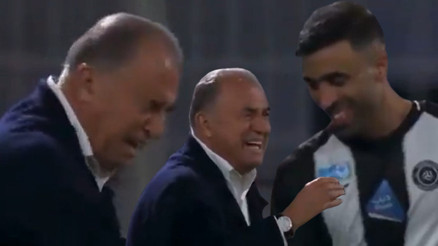 Fatih Terime olay şaka Bir anda neye uğradığını şaşırdı