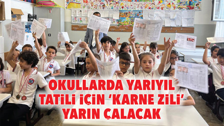 Okullarda yarıyıl tatili için ‘karne zili’ yarın çalacak