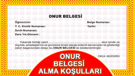ONUR BELGESİ ALMA KOŞULLARI 2025 || Onur belgesi ve takdir/teşekkür belgesi aynı anda alınır mı Onur Belgesi kaç ortalama ile alınır, kimlere verilir