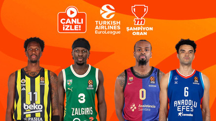 Fenerbahçe Beko ve Anadolu Efes sahada, canlı yayınlar Mislide