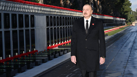 Azerbaycanda Kanlı Ocak şehitleri anıldı