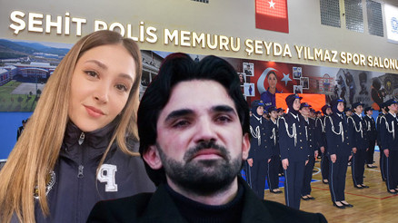 Şehit polis memuru Şeyda Yılmazın ismi mesleğe ilk adım attığı yere verildi... Eşi gözyaşlarına hakim olamadı