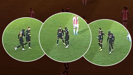 Süper Ligde çok ilginç olay Kayserisporlu Bahoken takım arkadaşına tokat attı, kırmızı kart gördü