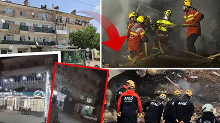 Konyada bina çökmesi: Dehşet anlarını anlattı