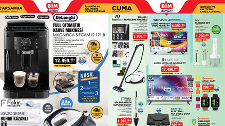 YENİ HAFTA BİM AKTÜEL 28-29-31 OCAK 2025 KATALOĞU - İNDİRİMLİ ÜRÜNLER || Bimde bu hafta neler var Bim aktüel katalog Tam Otomatik Kahve Makinesi getiriyor