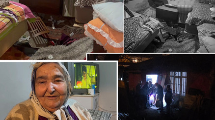 Uyurken odasının zemini çöktü