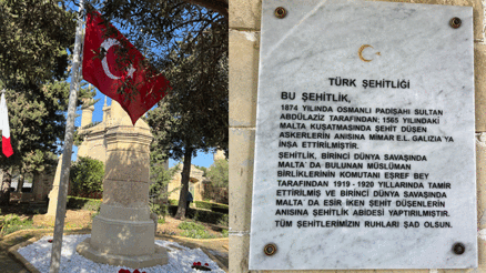 Avrupalı Türkler Malta Osmanlı Şehitliği’ni unutmuyor