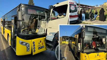 Başakşehir’de İETT otobüsü kazası