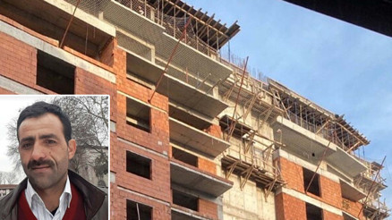 İzmirde acı olay 8inci kattan düşen inşaat işçisi hayatını kaybetti
