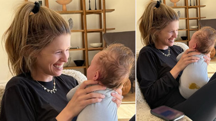 Beş yıllık evlilikte üçüncü bebek İki kızın üstüne bir de erkek geldi... İşte ünlü oyuncunun yeni torunu