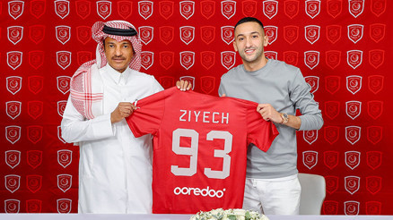 Galatasaray ile yollarını ayıran Ziyech, Katar ekibi Al-Duhaile transfer oldu