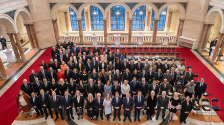 Bavyera’da yeni yıl resepsiyonu