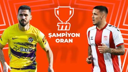 Eyüpspor - Sivasspor maçının heyecanı Şampiyon Oran farkıyla Mislide