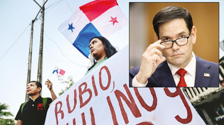 İlk yurtdışı gezisi Rubio, Panama’da tepkiyle karşılandı