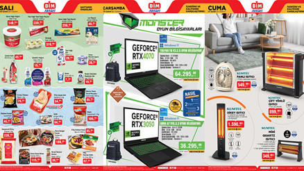 SATIŞA ÇIKTI 7 ŞUBAT BİM AKTÜEL - İNDİRİMLİ ÜRÜNLER 2025 KATALOĞU || Bimde bu hafta neler var Bim aktüel Oyun Bilgisayarı, Isıtıcı Çeşitleri getiriyor