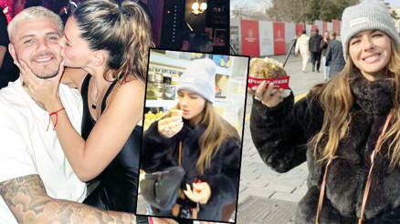 Mauro Icardi ve China Suarezin kumpirli, kahveli İstanbul turu