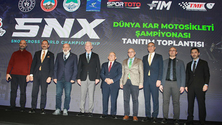 FIM Dünya Kar Motosikleti Şampiyonasının tanıtım toplantısı gerçekleşti