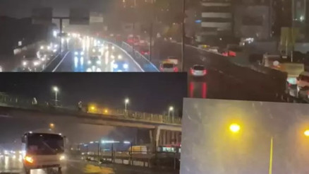 İstanbul’da beklenen kar yağışı başladı