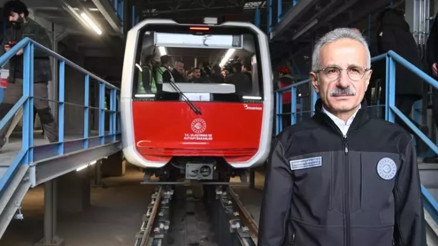 Bakan Uraloğlu, Gebze-Darıca Metro Hattı Test Sürüşü Programı’na katıldı