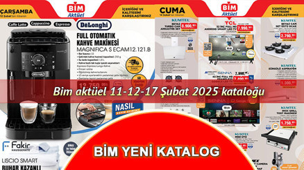 SATIŞTA BİM AKTÜEL 12-14 ŞUBAT 2025 KATALOĞU- İNDİRİMLİ ÜRÜNLER || Bimde bu hafta neler var Bim aktüel Koşu Bandı, Full otomatik Kahve Makinesi Getiriyor