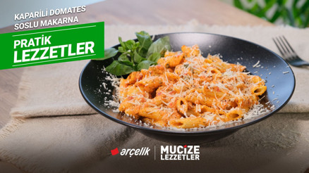 Kaparili domates soslu makarna tarifi | Mucize Lezzetler