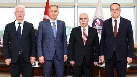 Bakan Yerlikaya, yüksek yargı mensuplarını ziyaret etti