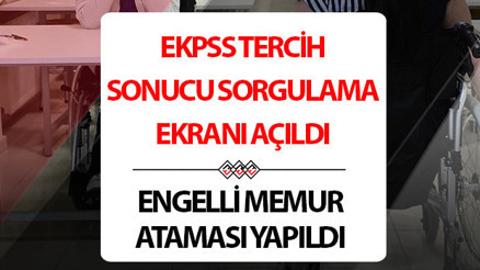 EKPSS TERCİH SONUÇLARI SORGULAMA EKRANI AÇILDI 2025 SON DAKİKA | Engelli Kamu Personeli Seçme Sınavı ile yerleştirme sonuçları belli oldu ÖSYM EKPSS yerleştirme sonuçları nasıl ve nereden öğrenilir