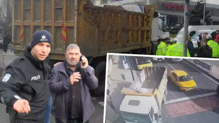 Beşiktaşta hafriyat kamyonunun çarptığı kadın hayatını kaybetti