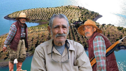 Eşi öldükten sonra adaya yerleşip 20 yıl boyunca ağaç dikmişti... Ziya dedenin adası yetim kalmadı: Belediye sahip çıktı