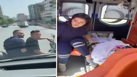 İstanbulda motosikletle ambulansın önünü kesmişlerdi İstenen ceza belli oldu